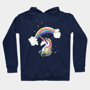 rainbow unicorn Hoodie